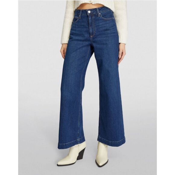 $249 PAIGE Wide-Leg Harper Jeans - Picture 4 of 7